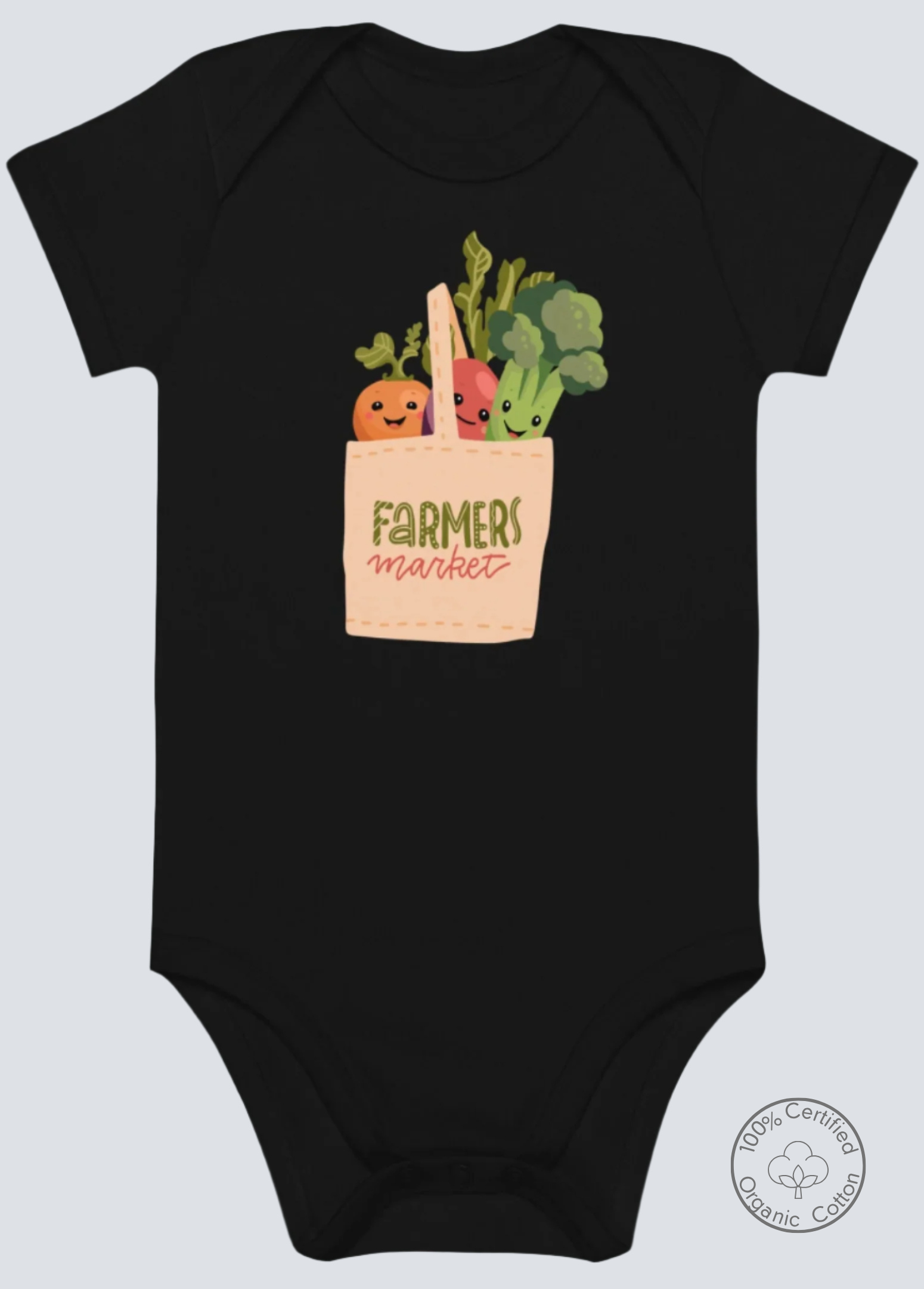Organic cotton baby bodysuit