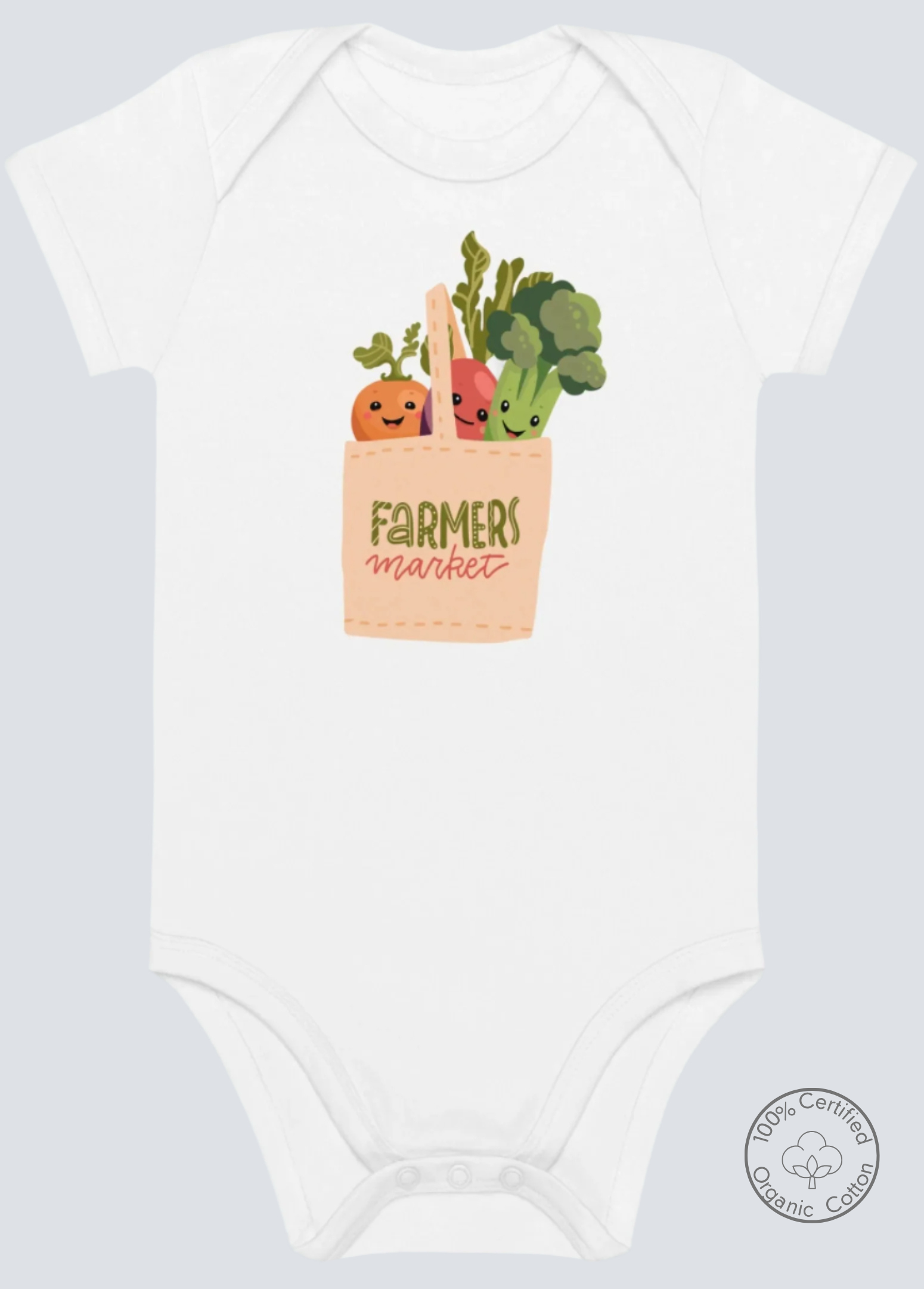 Organic cotton baby bodysuit