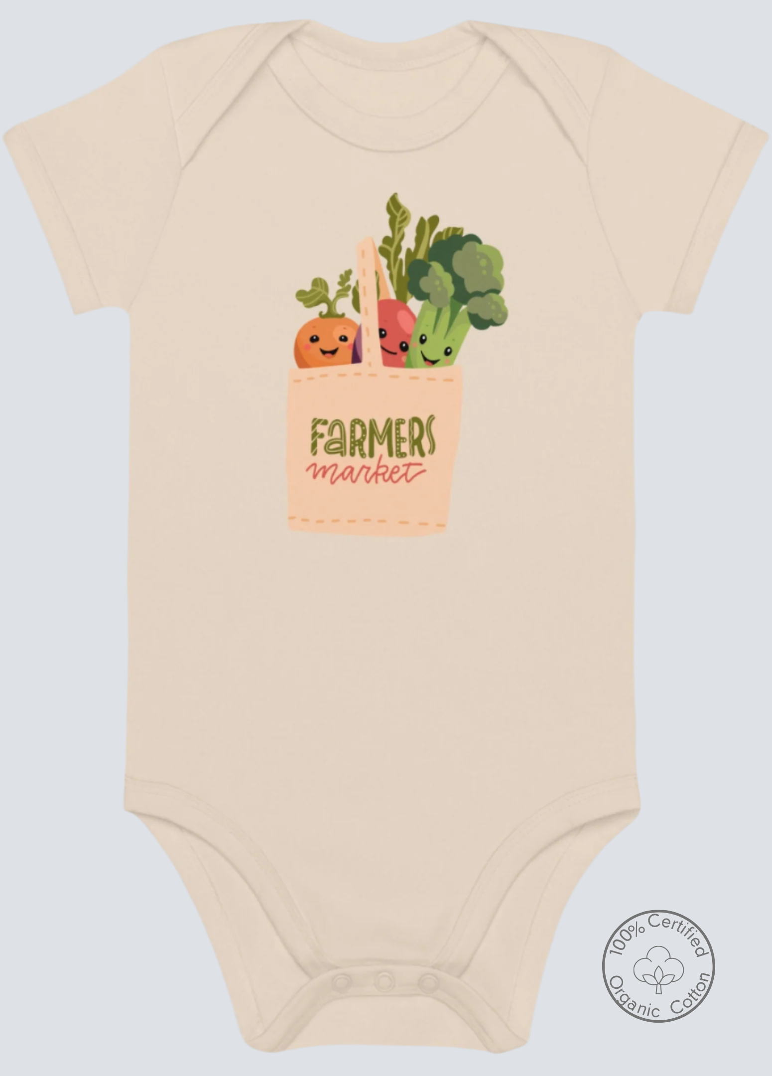 Organic cotton baby bodysuit