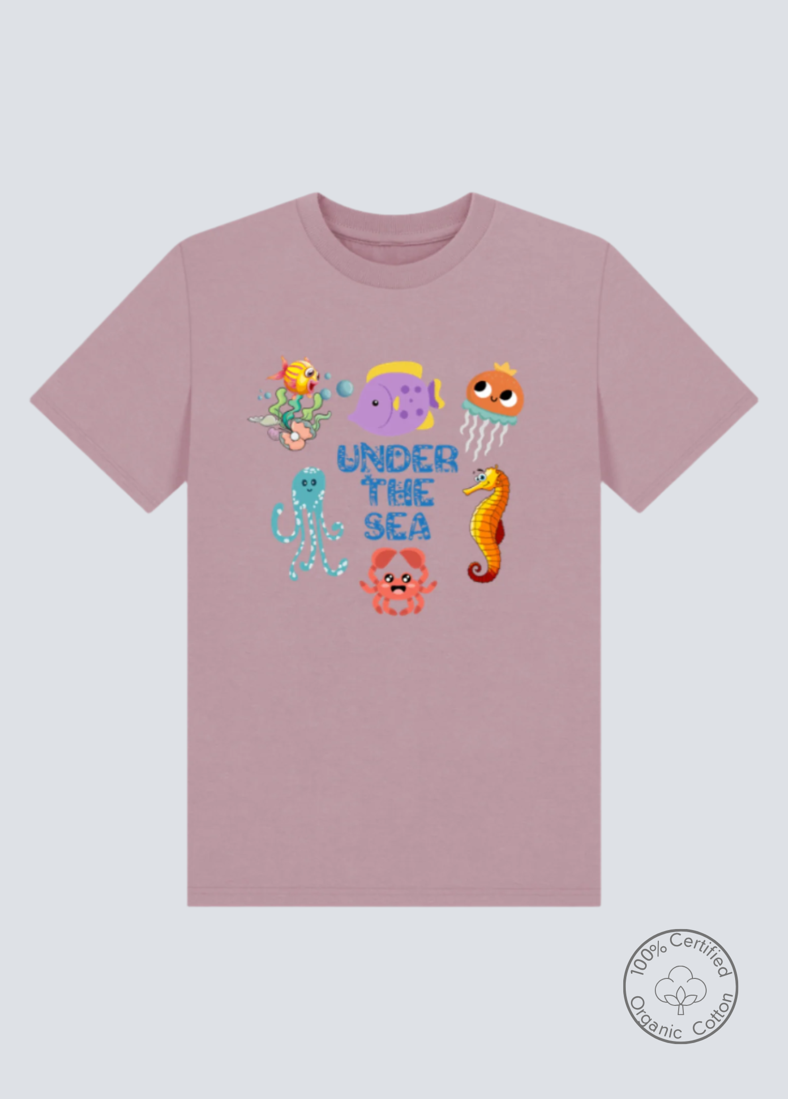 Sea Creatures Cotton Tee