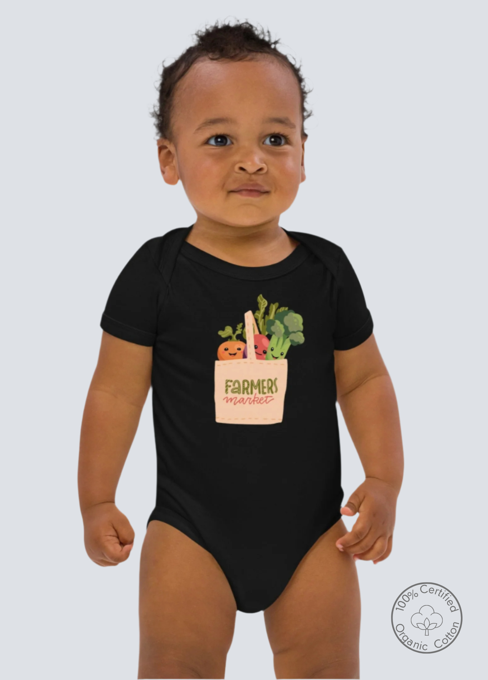 Organic cotton baby bodysuit