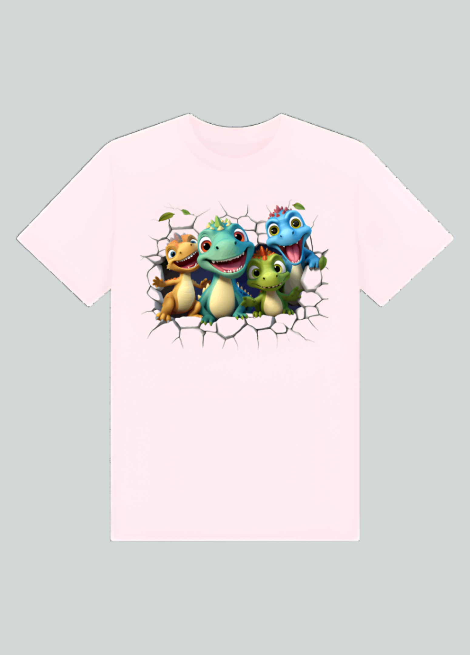 Break-out Dinosaur Cotton Tee