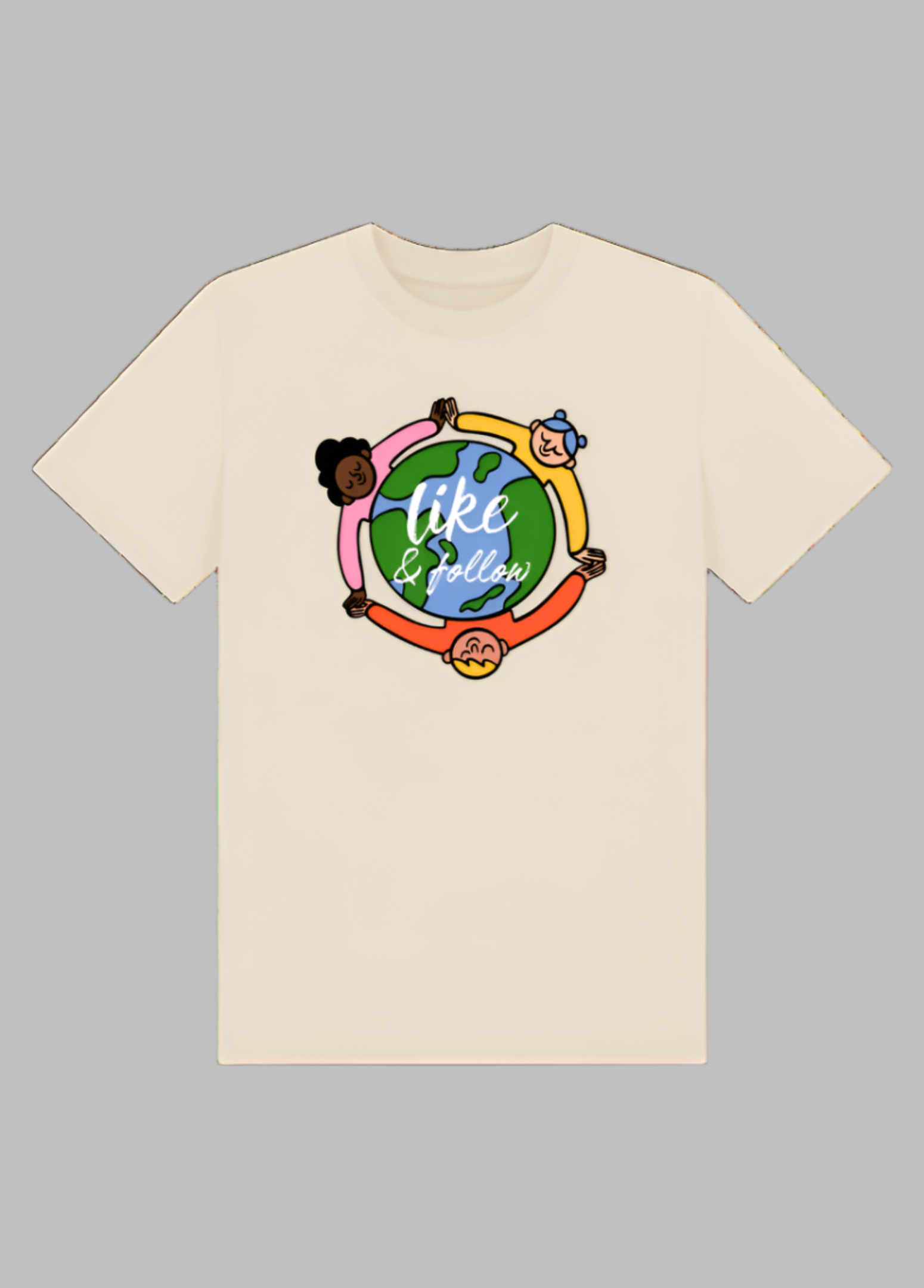 Organic Cotton Tee #Like & Follow