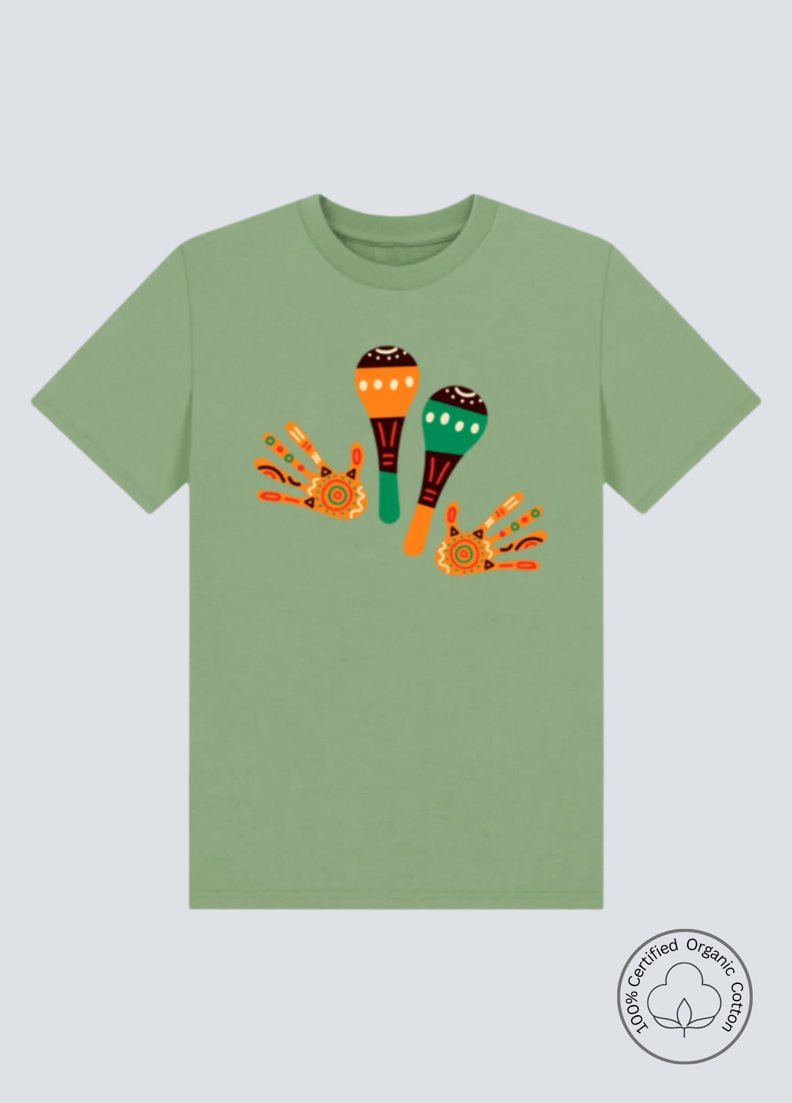 Africa Print Organic Cotton Tee