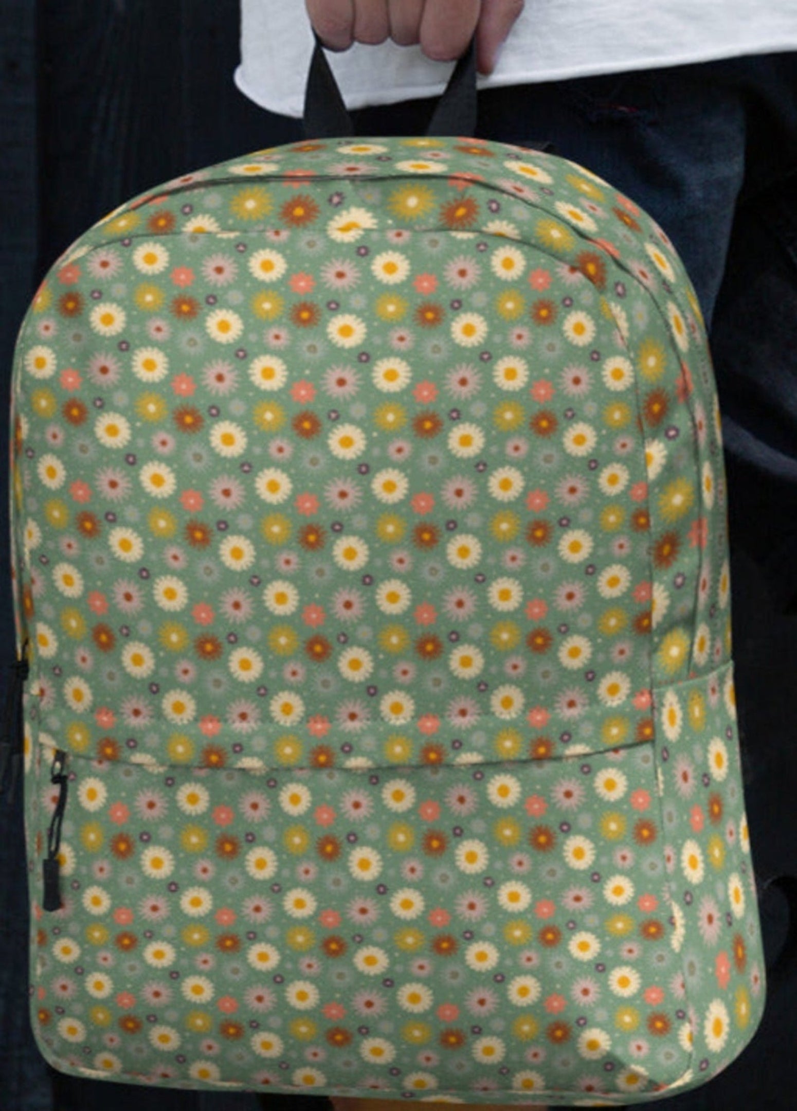 Printed Backpack