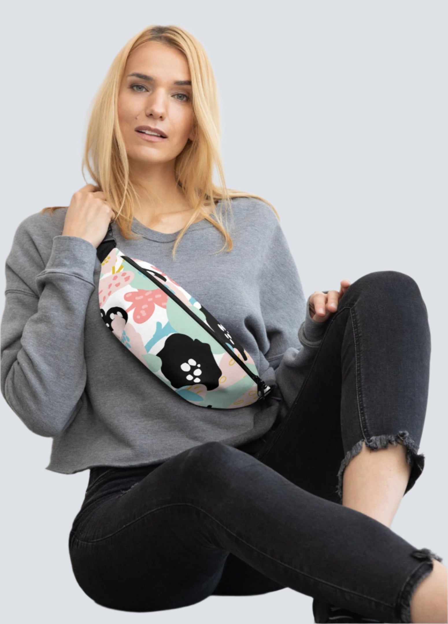 Printed Cross-Body Bag