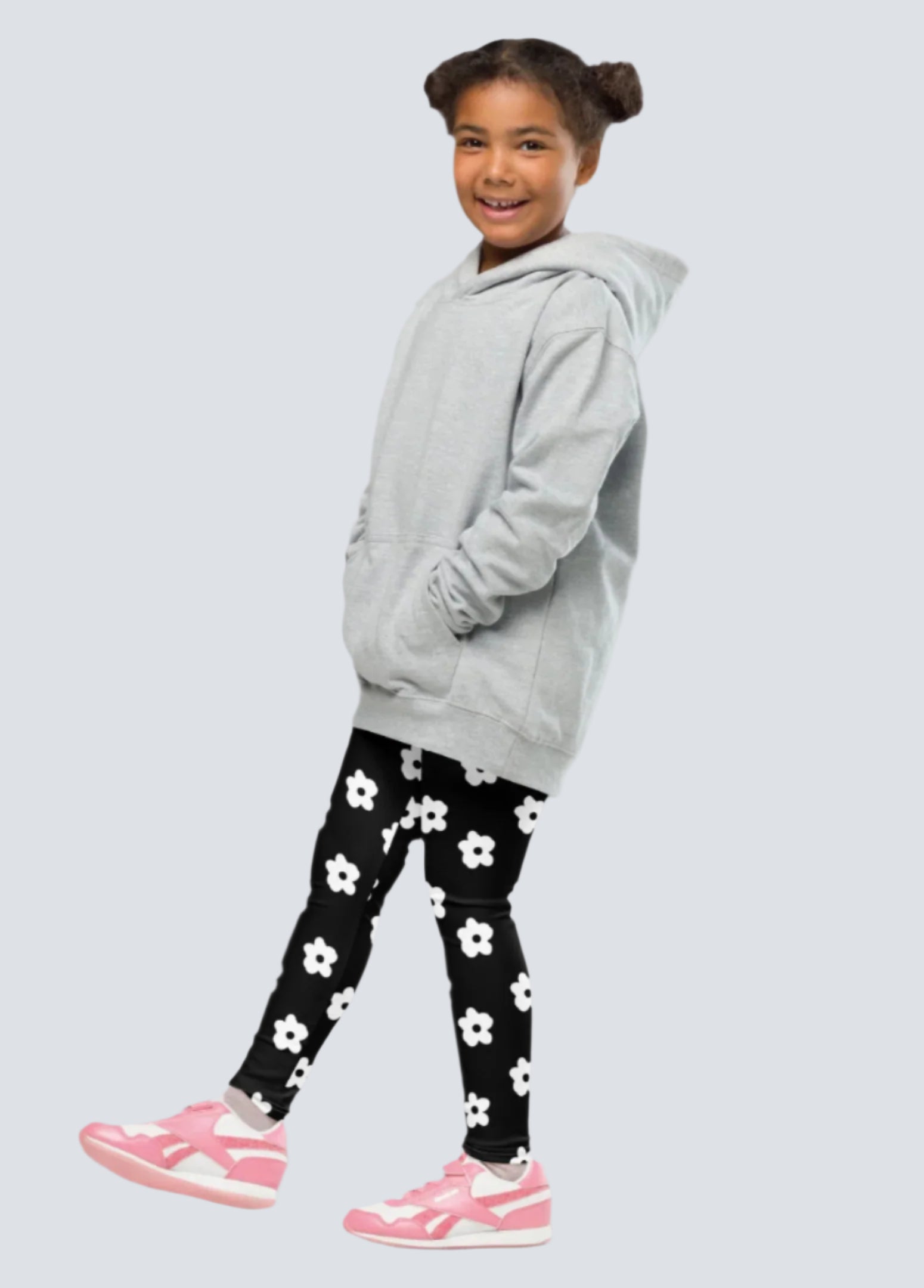 Kid's Daisy Print Leggings