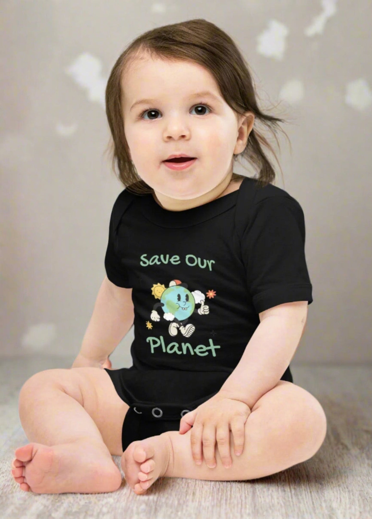 Baby short cotton bodysuit