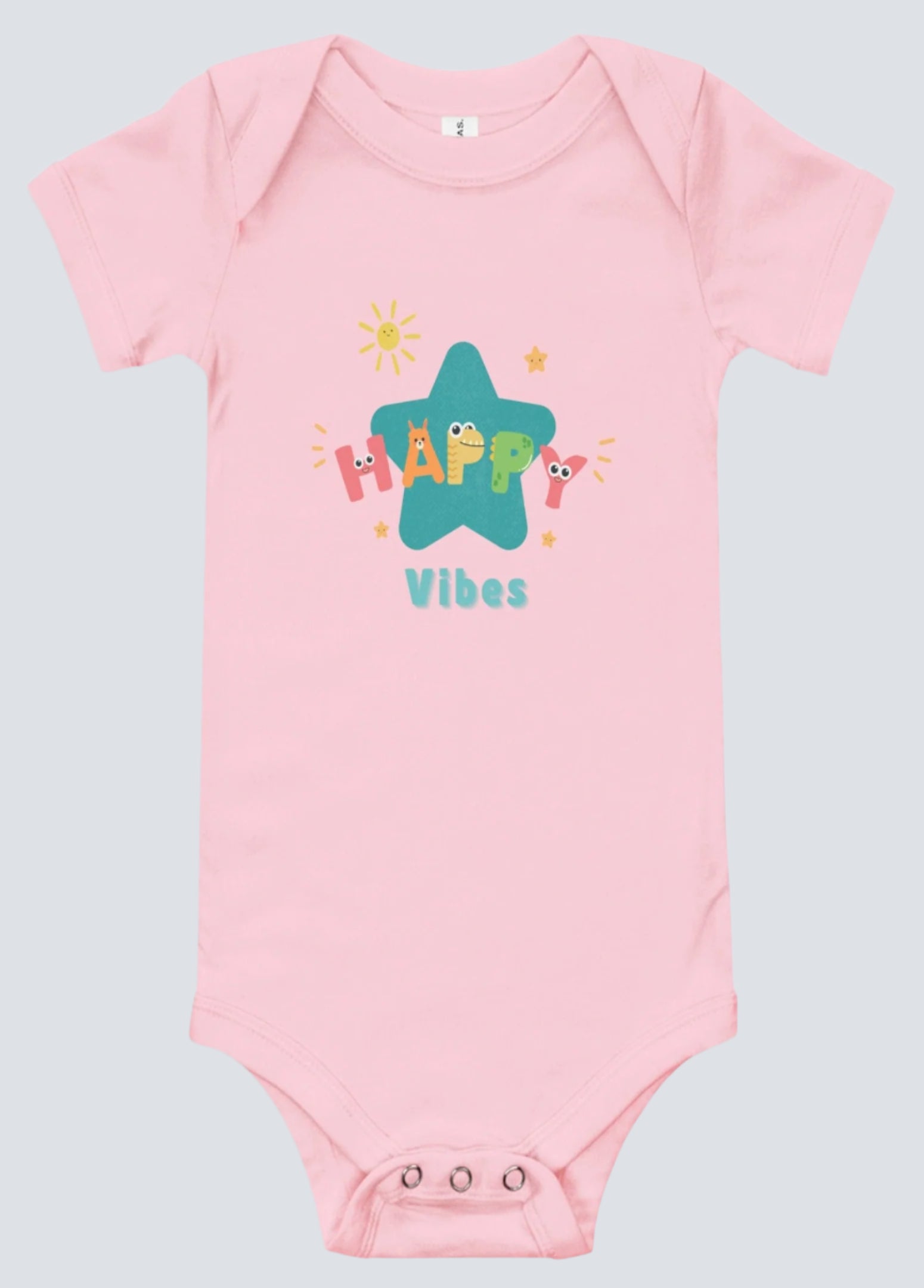 Baby short sleeve body suit