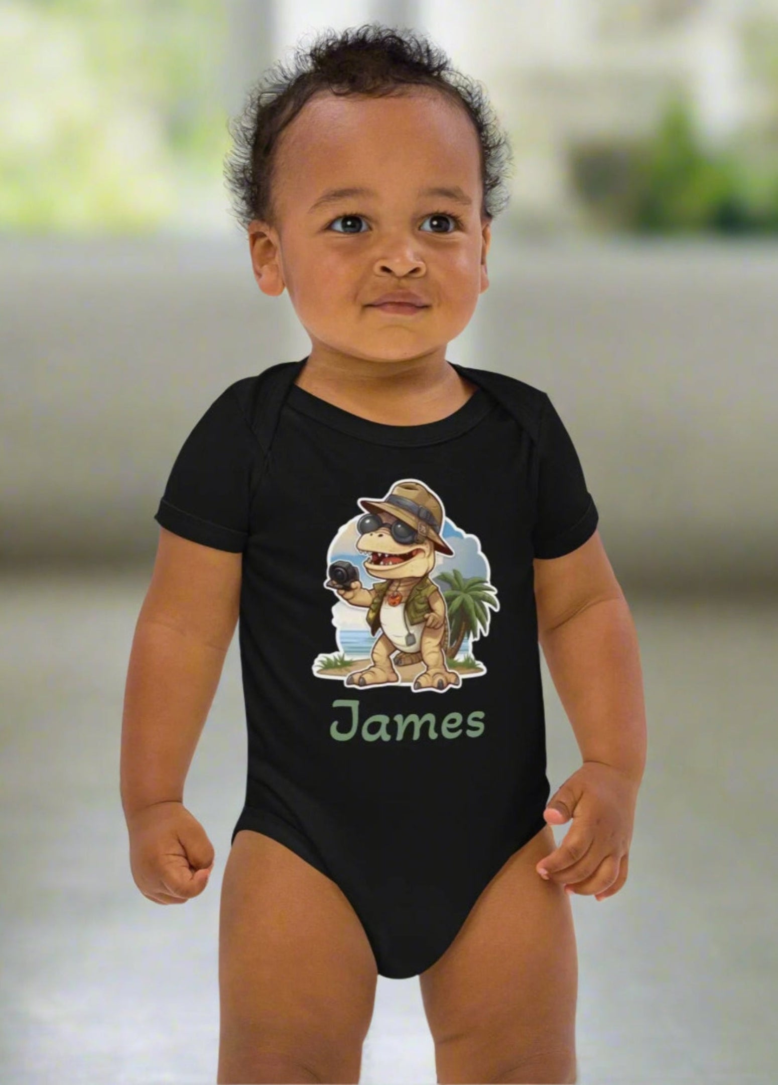 Organic cotton baby bodysuit