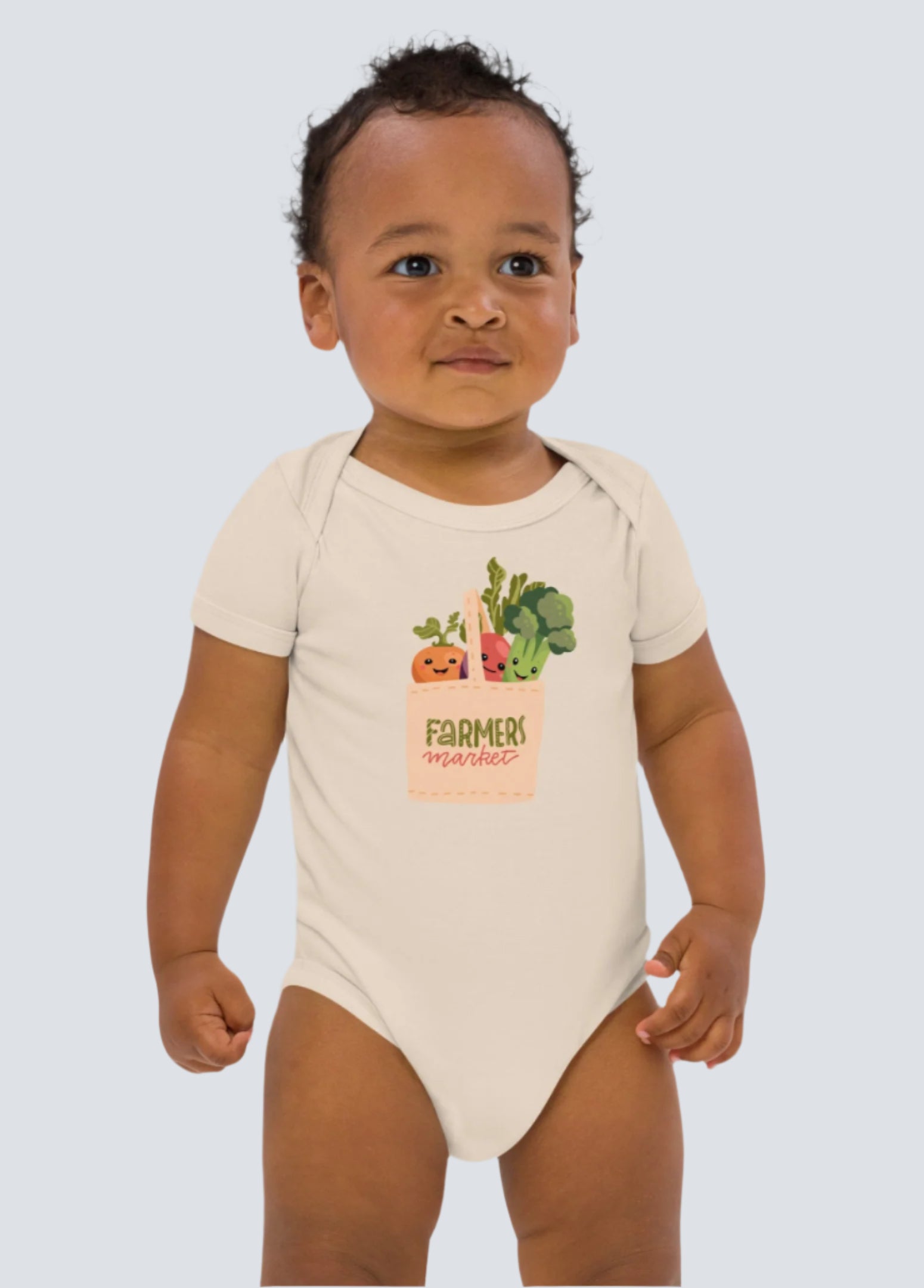 Organic cotton baby bodysuit