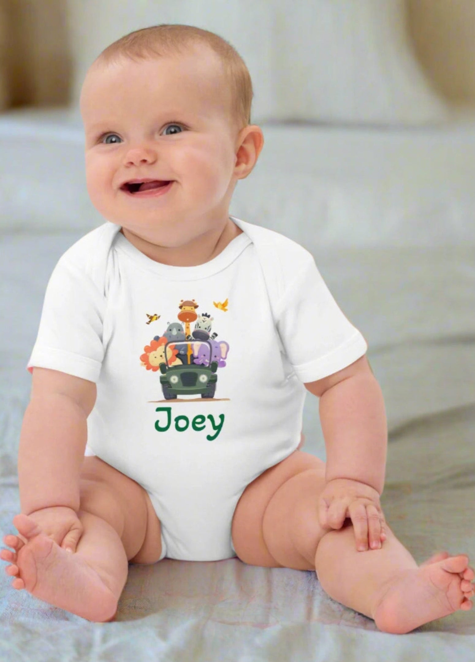 Organic cotton baby bodysuit