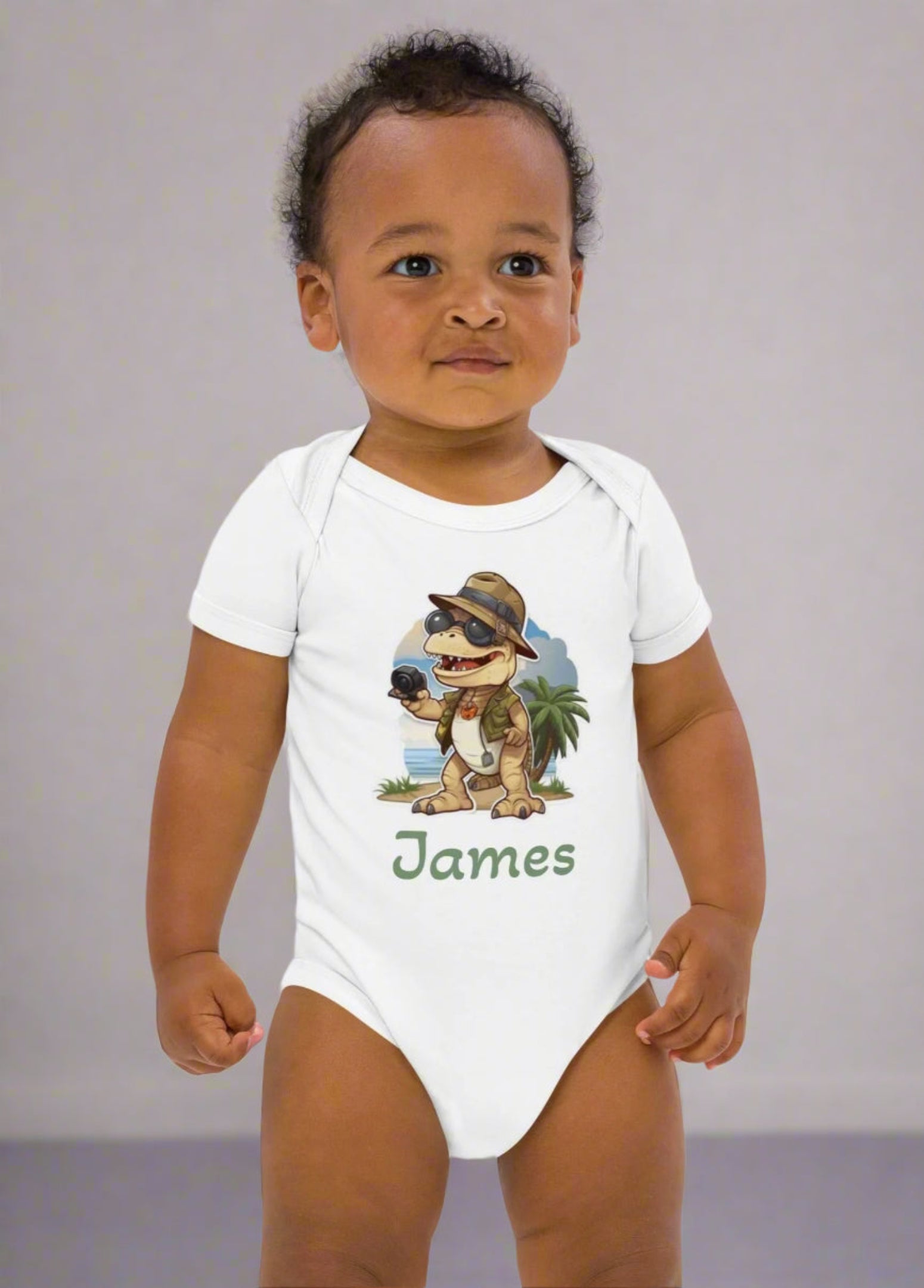 Organic cotton baby bodysuit