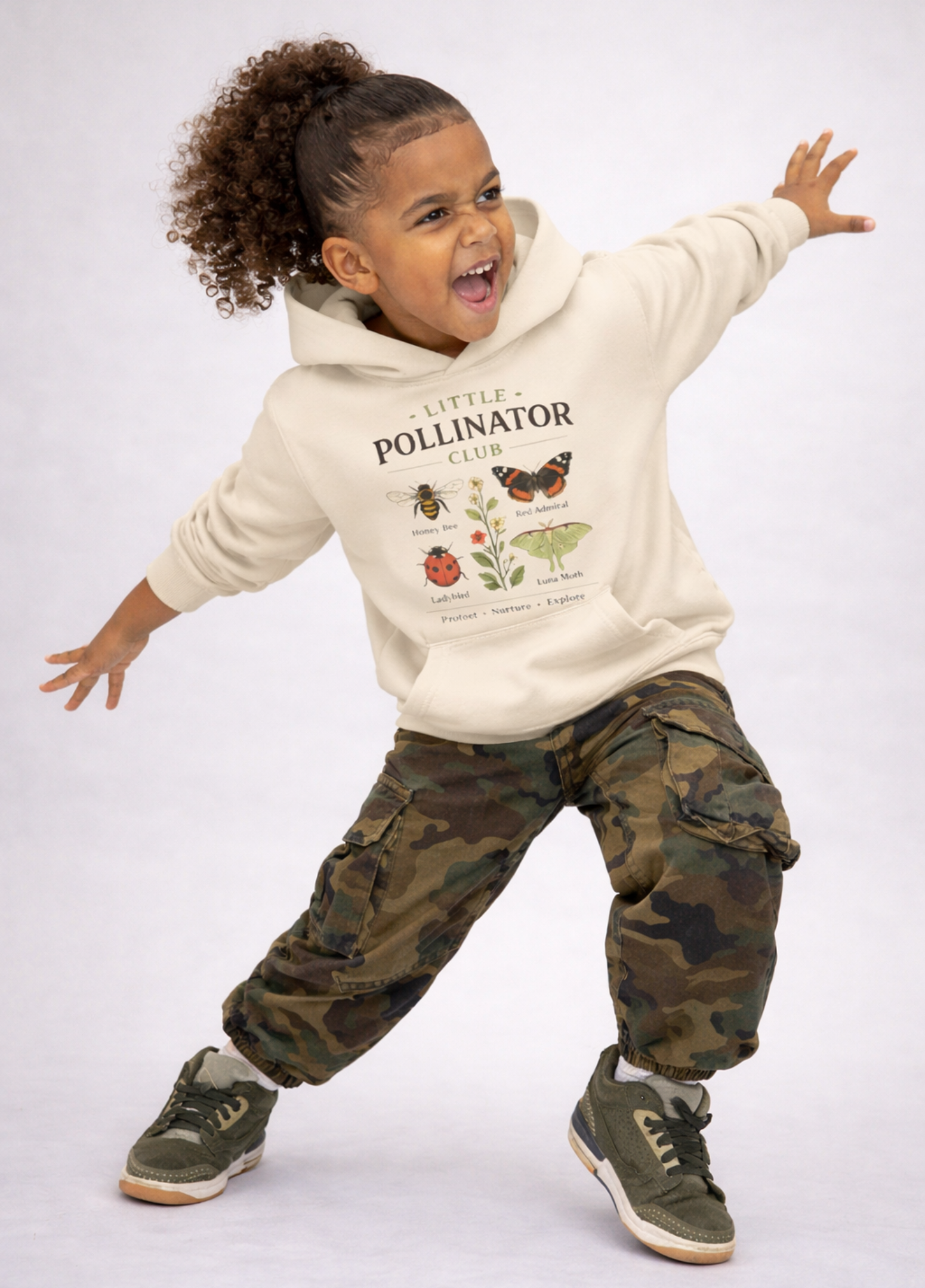 Little Pollinator Club Hoodie Summer Edition