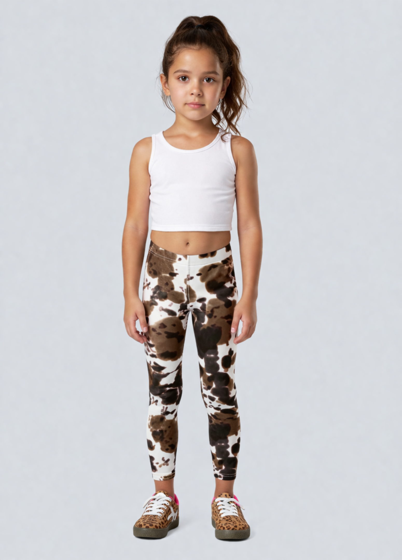 Cowhide Print Leggings
