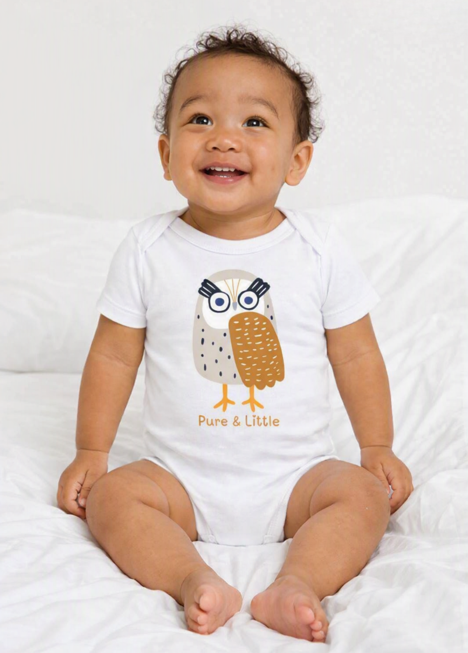 Baby Owl Bodysuit age 0-24m