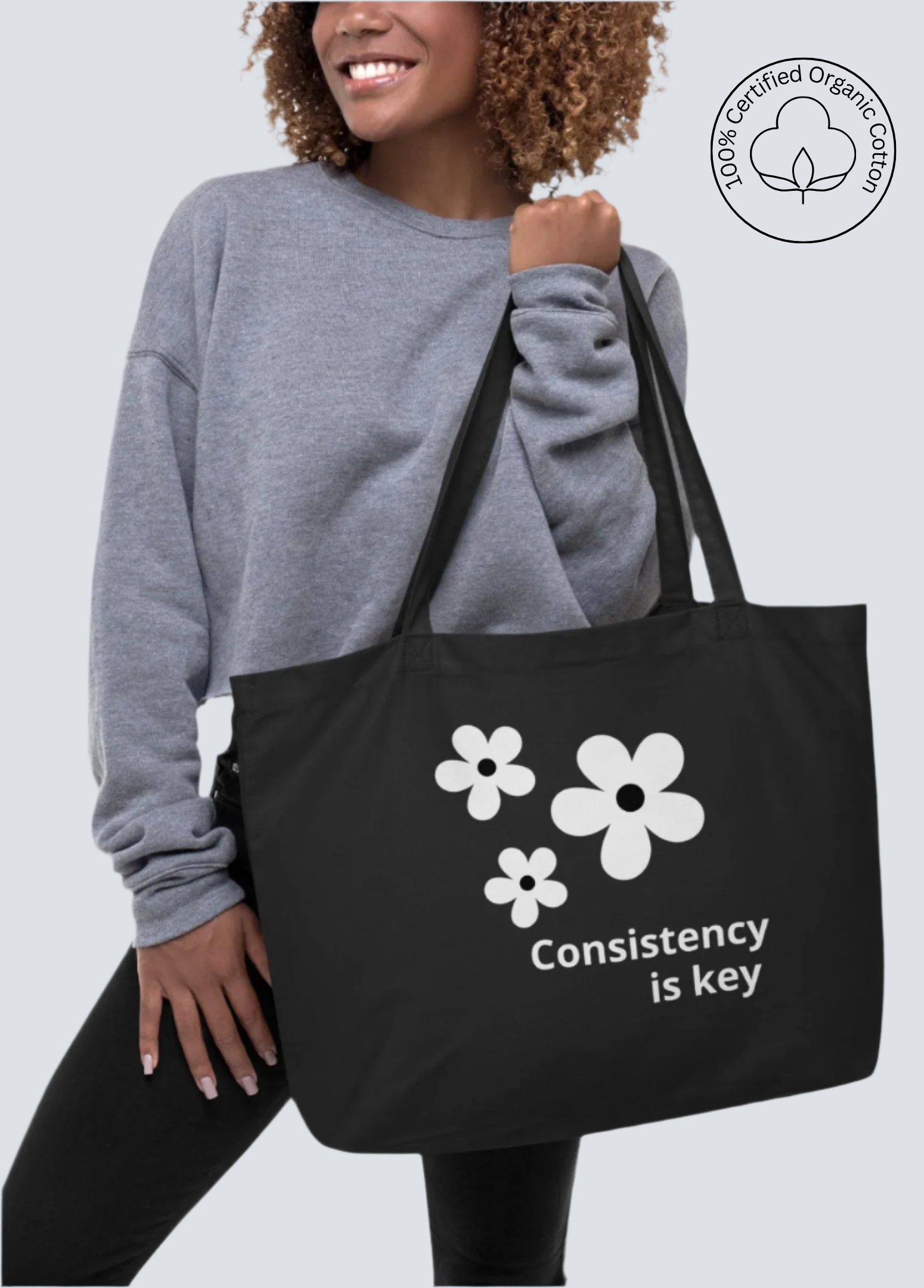 Large Eco Organic Tote Bag
