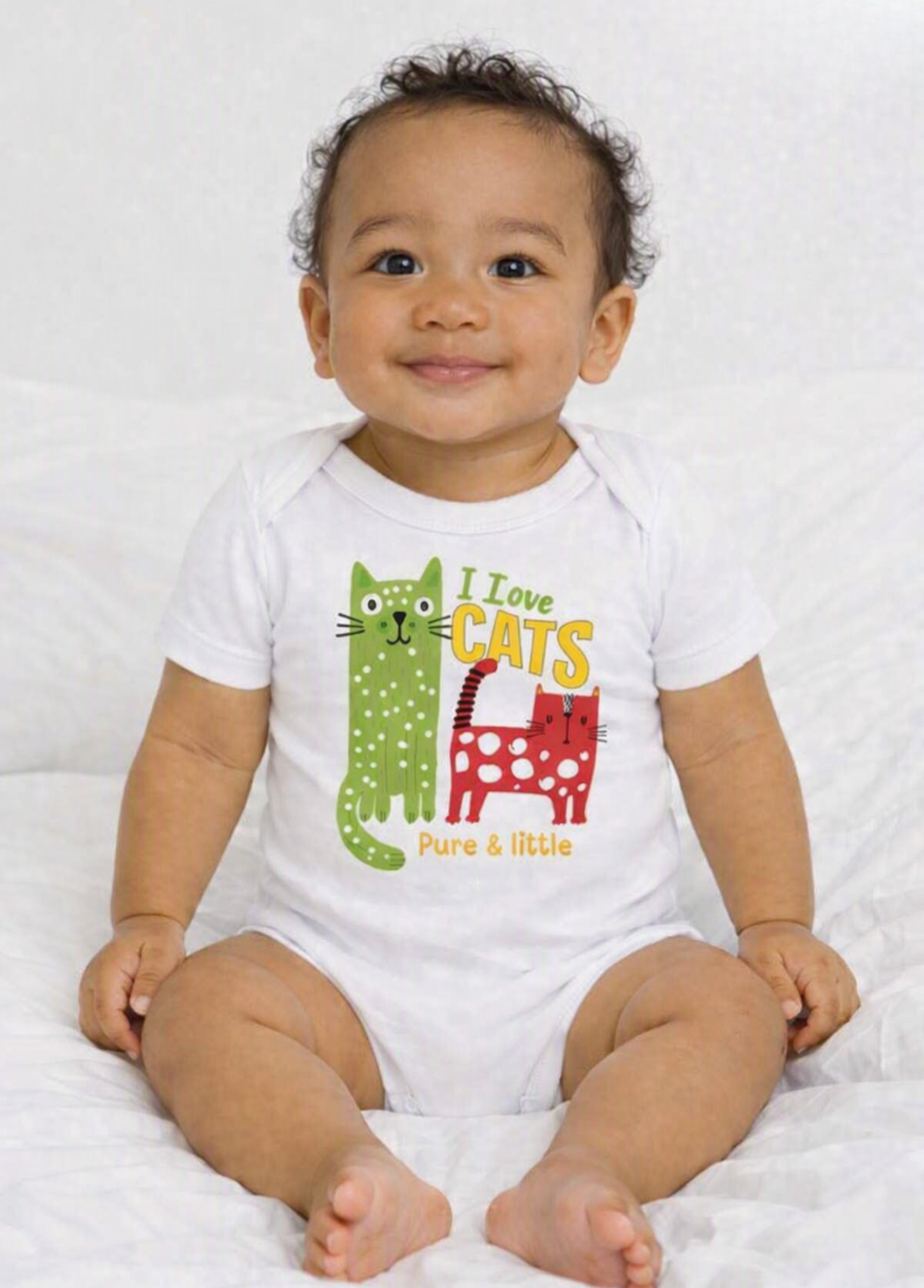 Love Cats Bodysuit. 0-24m
