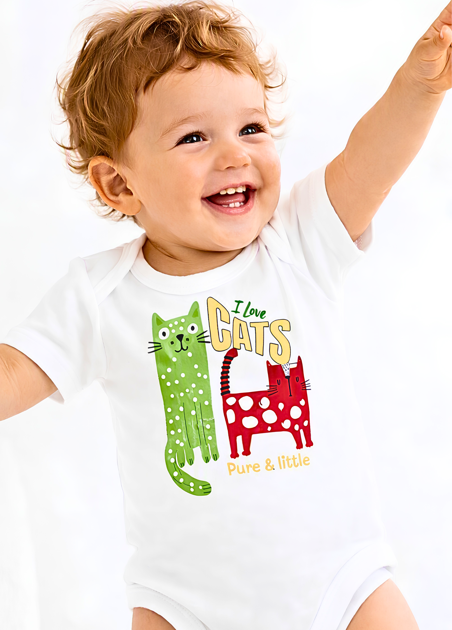 Love Cats Bodysuit. 0-24m