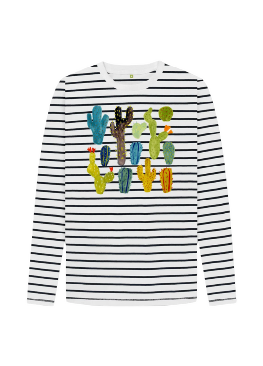 Navy Stripes Printed Kids T-Shirt